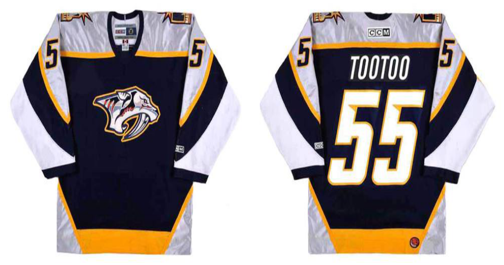 2019 Men Nashville Predators 55 Tootoo black CCM NHL jerseys